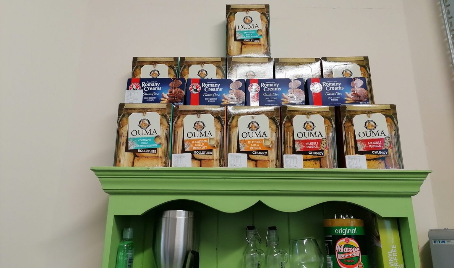 South African shops in the UK, SAFFA shops in Britain, imported South